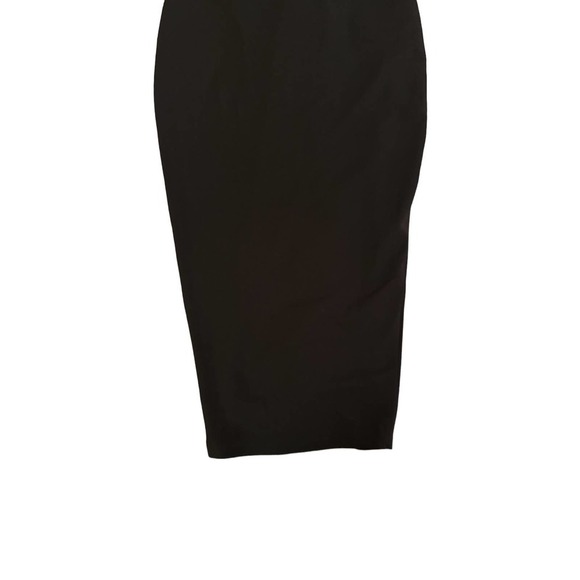 Nookie Medea Classic Halter Midi Dress in Black Stretch Jersey Size XS NWT - Picture 5 of 9